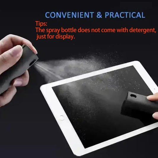 2-in-1 Screen Cleaner Kit  For Phone/Laptop/Tablet/TV/Monitor/Car Screens Spray and Wipe Cleaning Tools